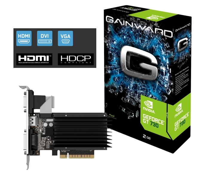 2GB_Grafikkarte_GT730_56-902-03461_B02B 2GB Grafikkarte PCI-E NVIDIA GeForce GT-730 Gainward HDMI DVI VGA NEAT7300HD46-2080H