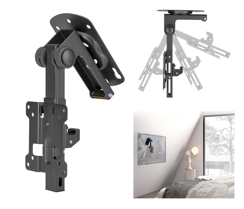 Klapp_Deckenhalter_Flachbildschirm_85-770-00585_B01B Klappbarer Deckenhalter für Bildschirme Fernseher 33-70cm 13-27zoll bis 20Kg