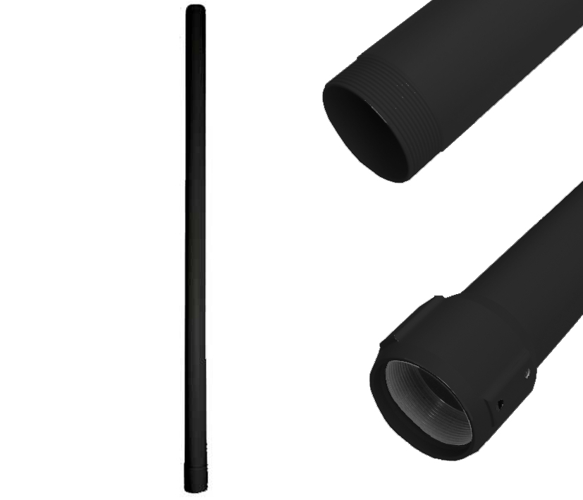 Zubehör Deckenhalter 1m Verlängerung Schwarz Black zu 79-224-00073 oder 79-224-00400 Zubehör Deckenhalter 1m Verlängerung Schwarz Black zu 79-224-00073 oder 79-224-00400