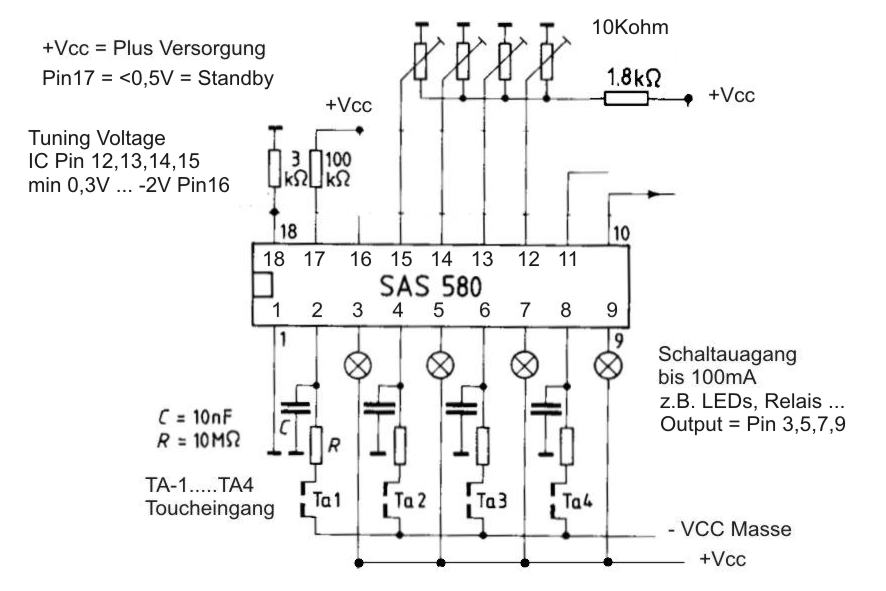 SAS580-Schaltplan
