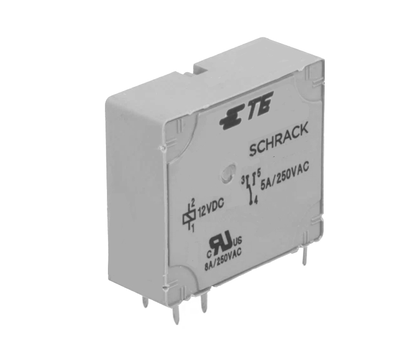 47-826-00360_12V_Tyco_Schrack_Relais_KR511012_OK1FYbL1Elfdgqa Relais 12V DC Spule 1xUM Wechslerkontakt bis 5A 250Vac V23057-Bxxx