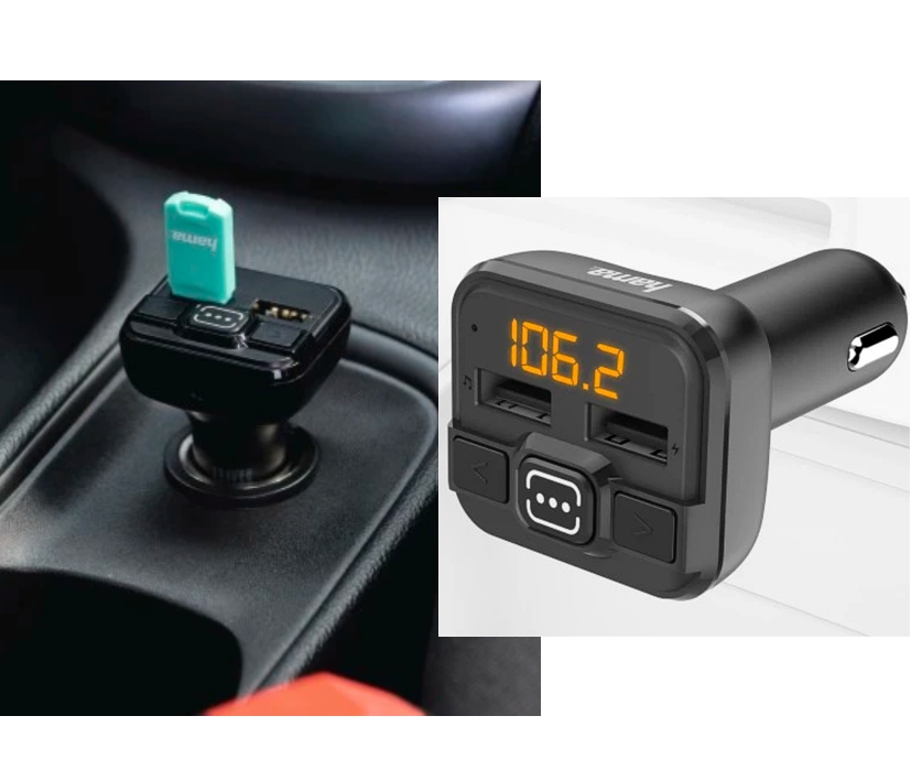 FM-Transmitter UKW Transmitter mit AUX-IN und USB-IN FM-Transmitter UKW Transmitter mit AUX-IN und USB-IN