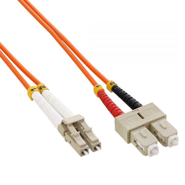 LWL-LC-SC-42-500-00230573499676e6c3 1m LWL Kabel LC-SC Duplex OM2