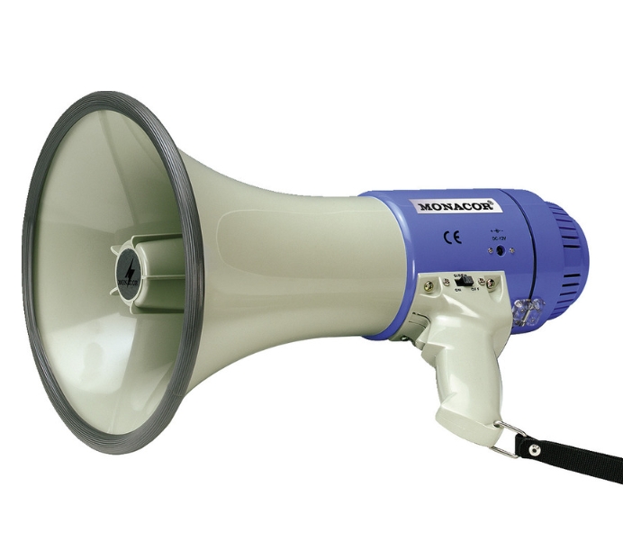 blaues_Megafon_TM25_-83-797-00010 Megafon TM25 25W Megaphon mit Sirene und Handschleife