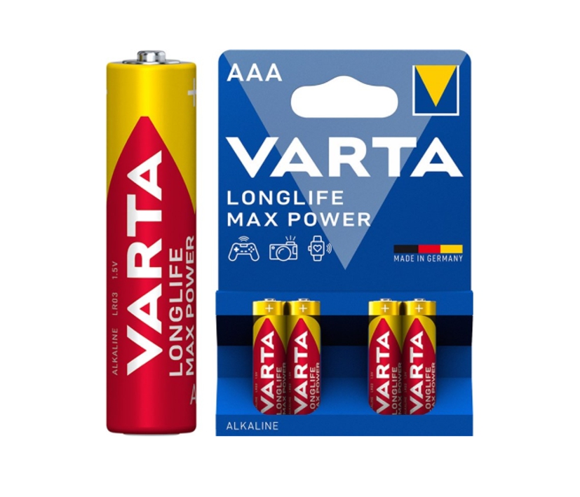 AAA Micro Batterie Alkaline LR03 1,5V 4703 Max LongLife  4-Stück Packung