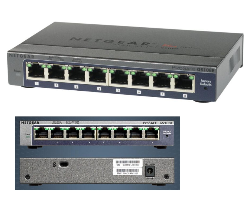 8port_Switch_gigabite_webmanaged_66-840-03277_B01 LAN RJ45 Switch 8Port Lüfterlos 10/100/1000Mbit Business Plus Managed mit Netzteil