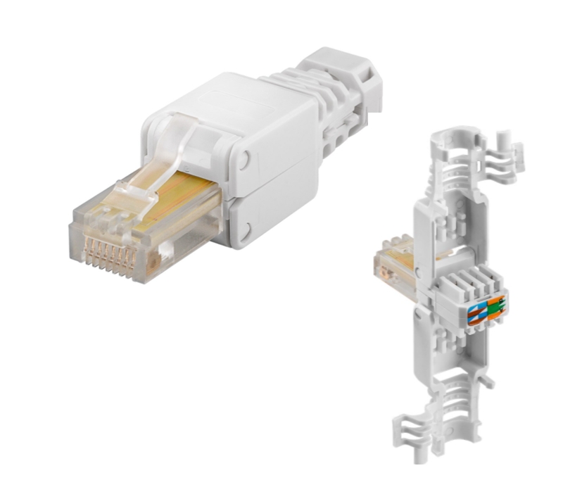 LAN_Stecker_Feldkonfektionierbar_CAT5E_39-875-00750 RJ45 Stecker CAT5e für LAN Verlegekabel Feldkonfektionierbarer