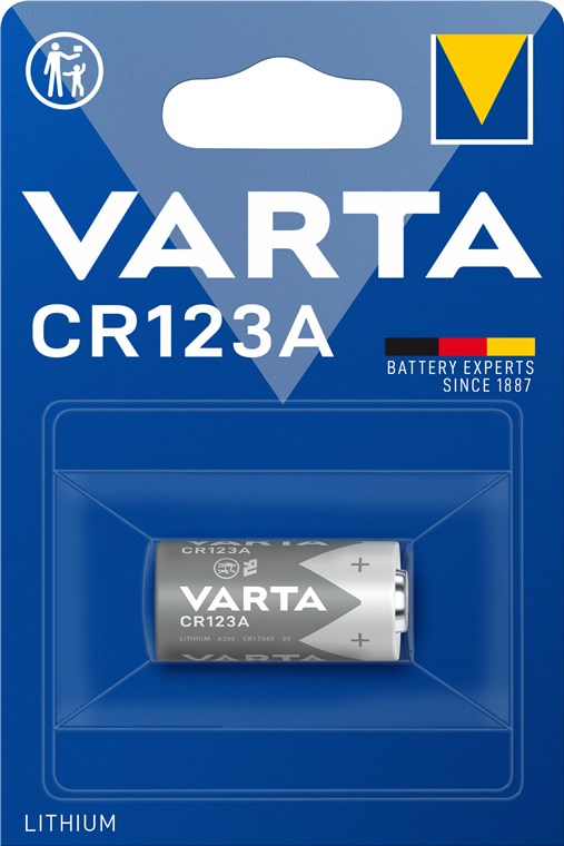 CR123A Batterie Lithium 3V VARTA