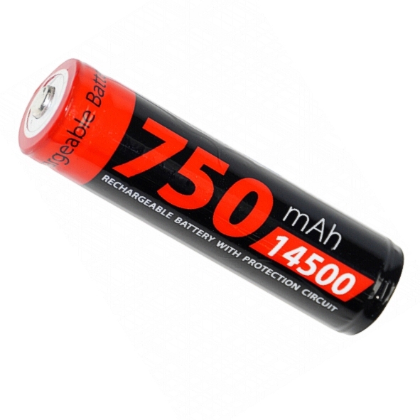 33-500-00510_erx7gYtH9D3ul Lithium Akku 14500  3,7V 750mAh Mignon AA  52x14mm