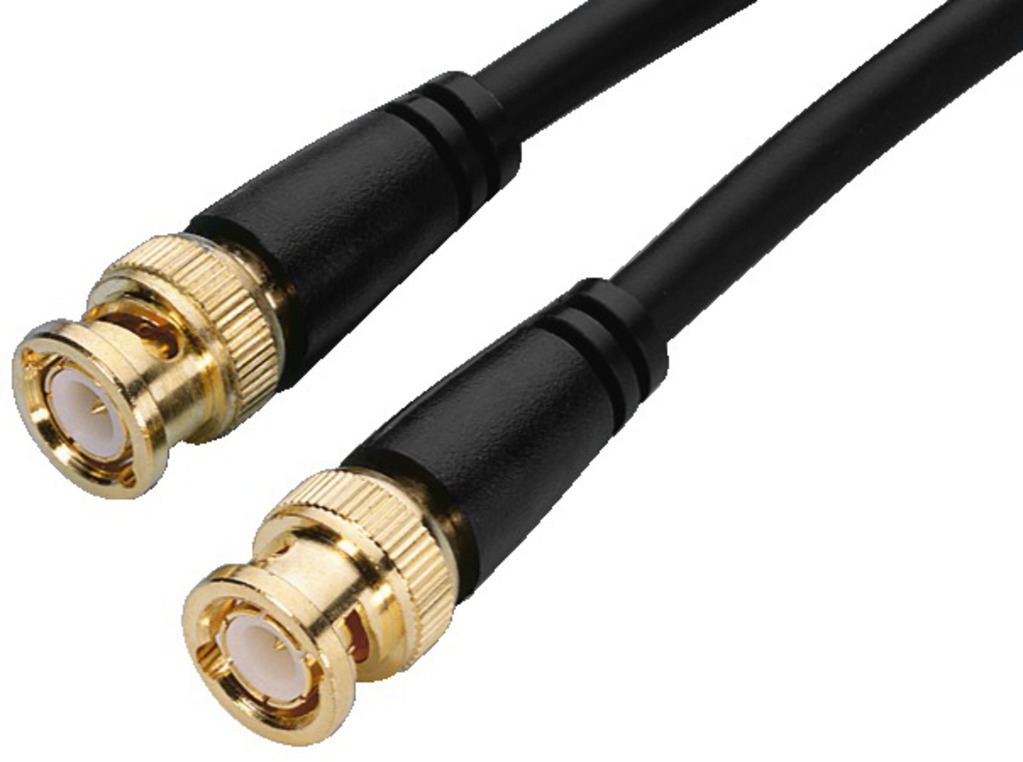 42-710-00160_BNC_Kabel 1m BNC Kabel 2x BNC Stecker 75-Ohm vergoldet