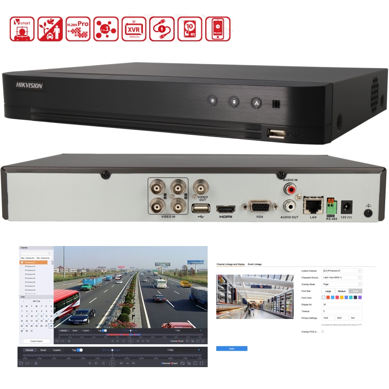4Kanal_BNC_Rekorder_mit_2x_IP_ids7204hqhi_79-225-03404 4Kanal DVR Rekorder 5in1 AHD TVI CVI und 2xIP-Kanal Onvif APP BNC ProSerie 7204HQ