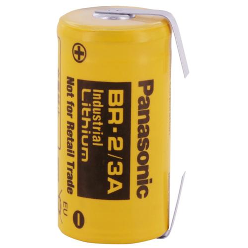 3V Batterie Lithium BR2/3A mit Lötfahnen 17x33mm