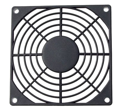 Lüftergitter für 92x92mm Lüfter Kunststoff Schwarz