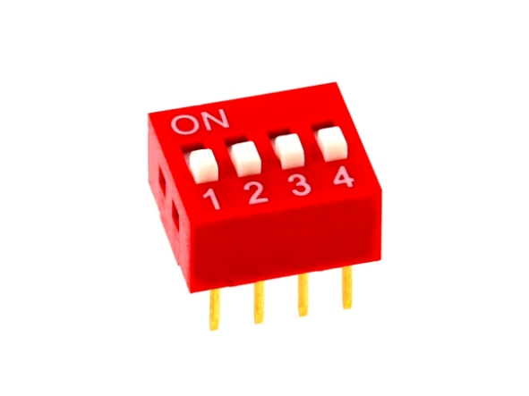DIP-Schalter-4pol-RM254-Schiebeschalter-95-835-0000158396df6b8207 4pol DIP Schalter RM 2,54mm Höhe 5,7mm