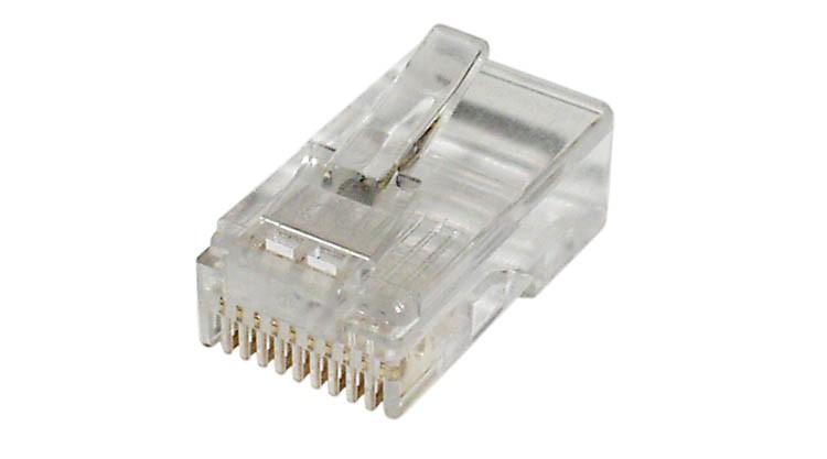 39-875-00018-Modularstecker-big RJ48 RJ69 Modularstecker (10P10C) ungeschirmt für Flachbandkabel
