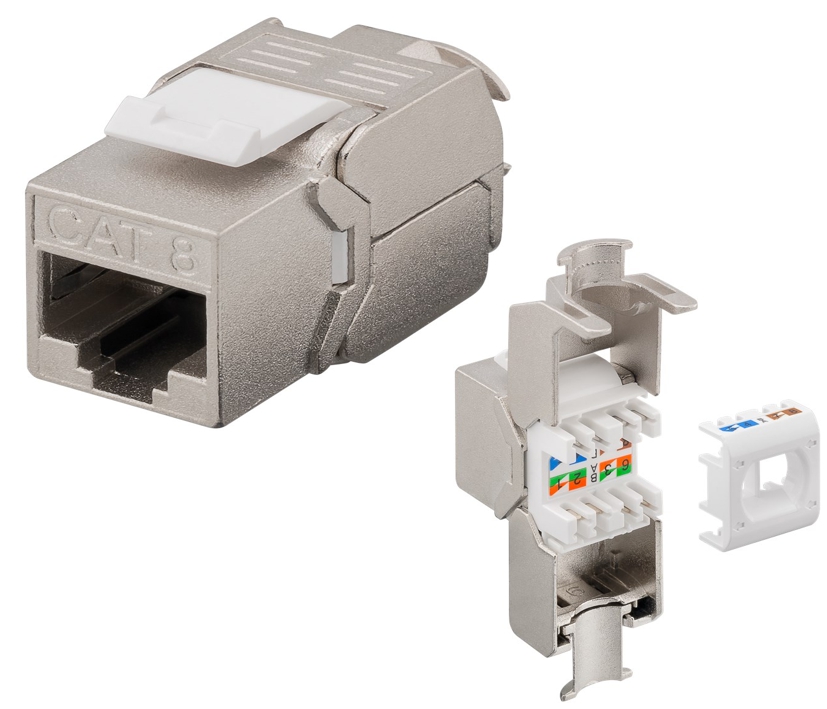 RJ45 Kupplung Cat8.1 Keystone LAN Patchkupplung für Cat Kabel oder Panelmontage RJ45 Kupplung Cat8.1 Keystone LAN Patchkupplung für Cat Kabel oder Panelmontage