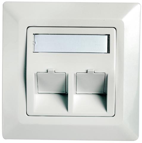 RJ45-Keystone-Traeger-Unterputz