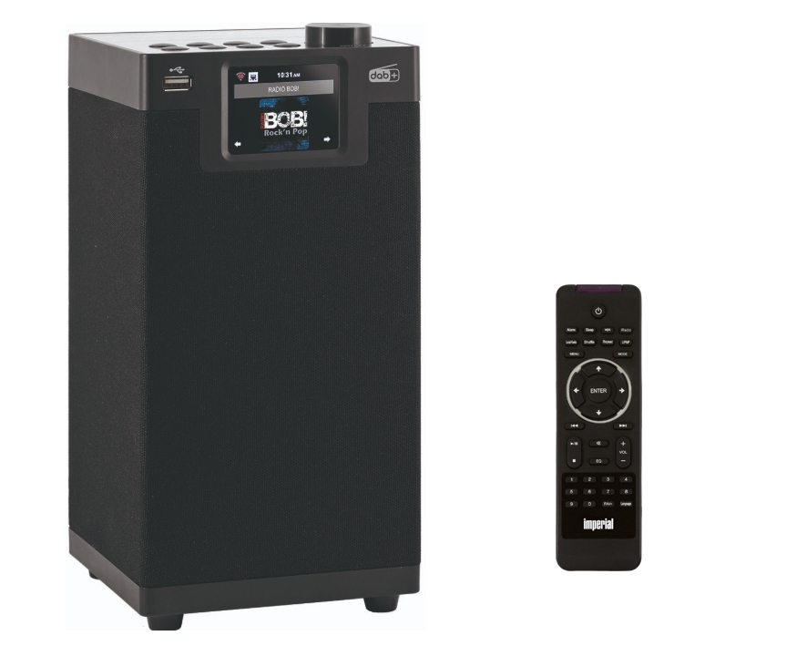 DABMAN i610 Aktivlautsprecher Internetradio Bluetooth DAB+ UKW Internet LAN WLAN WiFi APP AUX