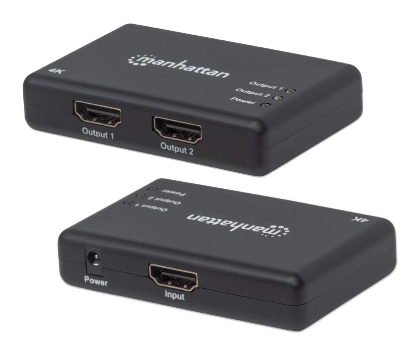 HDMNI-Splitter_1auf2_53-680-03050 HDMI Verteiler 1xIn auf 2xOut aktiver HDMI Splitter 4K2K