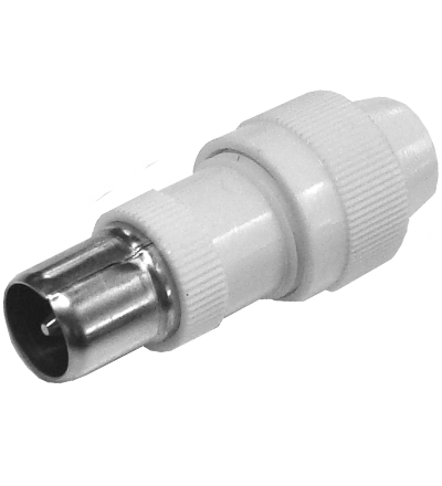 39-309-00007_Koaxstecker_BIG2 Koaxstecker IEC Stecker geschirmt TV-Stecker Antennenstecker