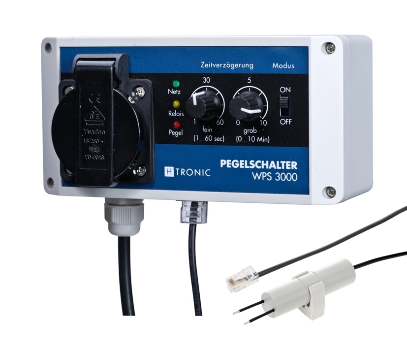 wasserpegelschalter_11-690-05050_wps3000_1 Wasserpegelschalter einstellbare Pegelüberwachung Pumpen Steuerung  230V mit Relais WPS3000