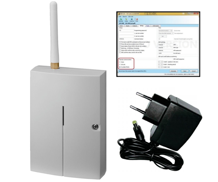 GSM_Waehlgeraet_USB_76-881-00850 Telefon Wählgerät GSM Wählgerät mit USB-Port und Win-Software GD04K