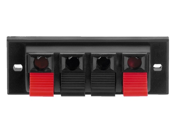 85-776-00030_Neu 4pol Anschlussklemme 70x25mm Klemmterminal 4,8mm Lötkontakte