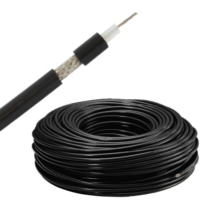 42-710-00045-rg58CU_01 100m Koaxkabel RG58 50-Ohm 5mm CU Schwarz