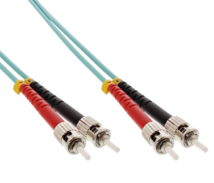 0,5m LWL Kabel ST-ST ST-Stecker auf ST-Stecker OM3 Multimode Duplex 0,5m LWL Kabel ST-ST ST-Stecker auf ST-Stecker OM3 Multimode Duplex