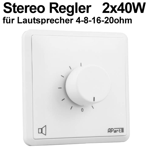 d2f5a12ca7cebd40c556084b94b607c6 Stereo Regler 2x40W 4-8-16ohm