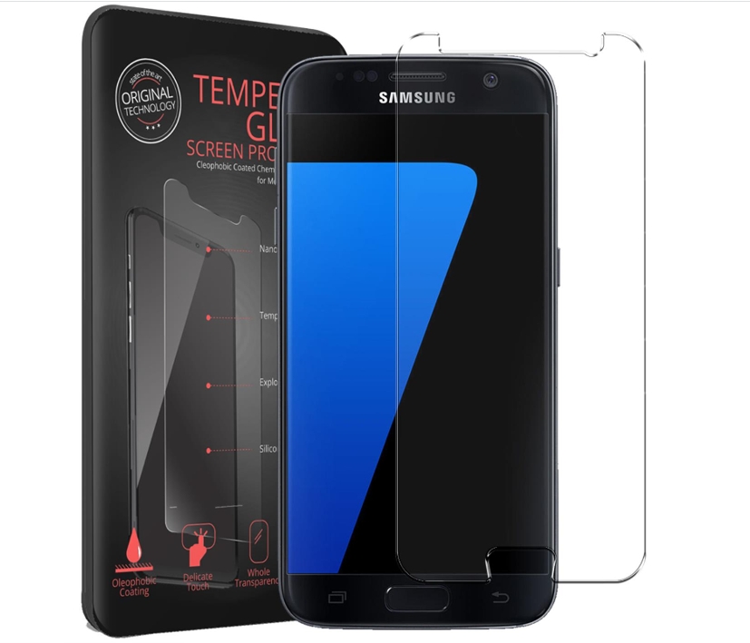 Display Schutzfolie 2x Panzerglas für Samsung Galaxy S7 Glas Folie Schutzfolie Display Schutzfolie 2x Panzerglas für Samsung Galaxy S7 Glas Folie Schutzfolie