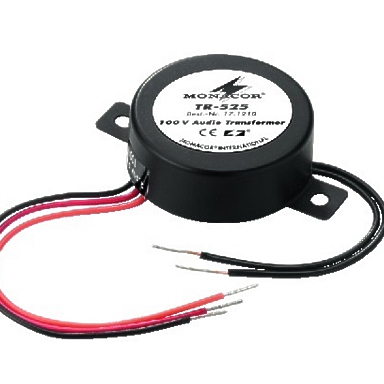 5W ELA Trafo 100V Übertrager TR-525 mit Kabelenden 5W ELA Trafo 100V Übertrager TR-525 mit Kabelenden