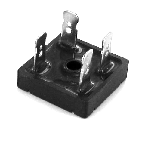 Gleichrichter-Brueckengleichrichter-9-640-00025 35A Gleichrichter bis 140V KBPC3502 Metallbrücke Flachstecker