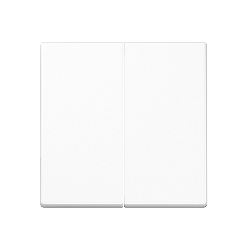 JUNG_2fach_Wippe_Blende_A595WW_39-875-04020 Jung 2-fach Wippe Blende Schalterabdeckung 55x55mm Alpinweiss