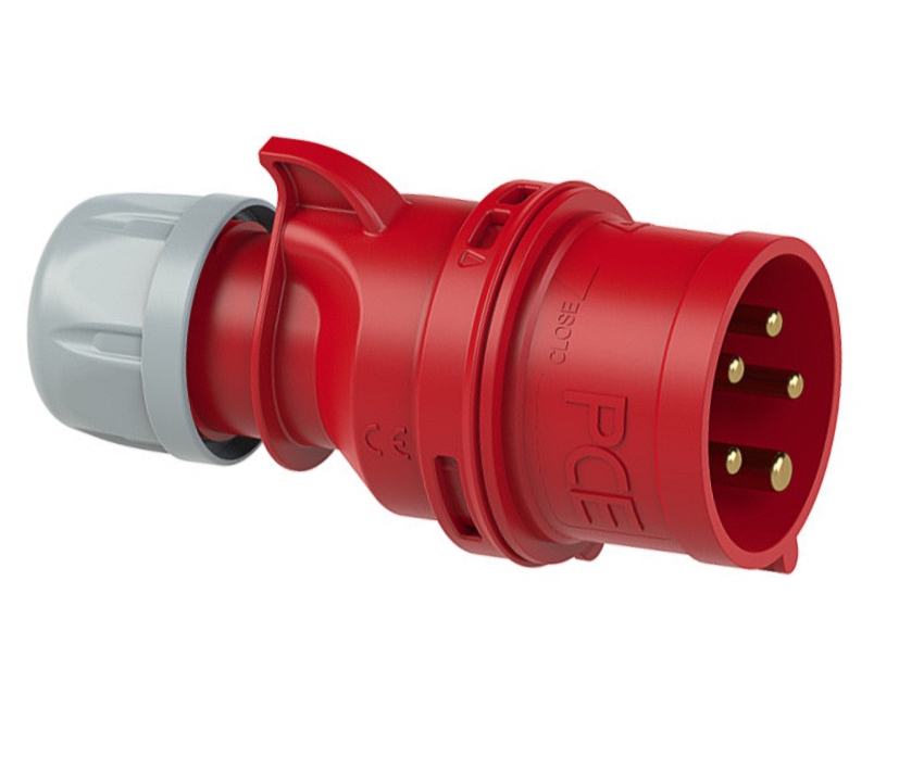 32A Starkstromstecker CEE-Stecker ROT 5x 32A IP44 IP54 32A Starkstromstecker CEE-Stecker ROT 5x 32A IP44 IP54