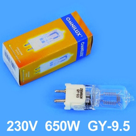 32-743-00265 Halogenlampe 230V 650W GY9,5 ohne Reflektor