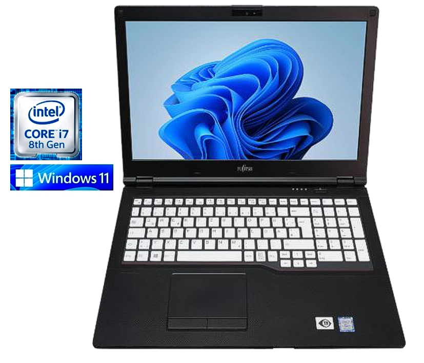 Notebook 15,6" Intel i7-G8 16GB 512GB SSD Webcam USB-C WiFi Audio Win-11 Leasingrückläufer Refurbished Grade-A