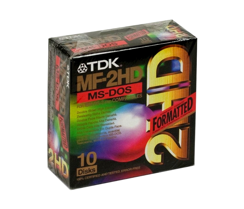 TDK Diskette MF-2HD 1,44MB formatiert 10er Pack TDK Diskette MF-2HD 1,44MB formatiert 10er Pack