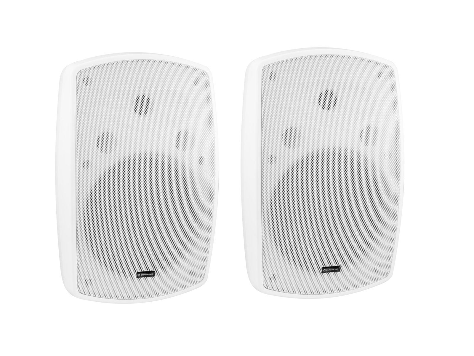 ELA Wandlautsprecher 2x 50Watt rms 100V OD-8T IP65 Metallgitter – PAAR in Weiss
