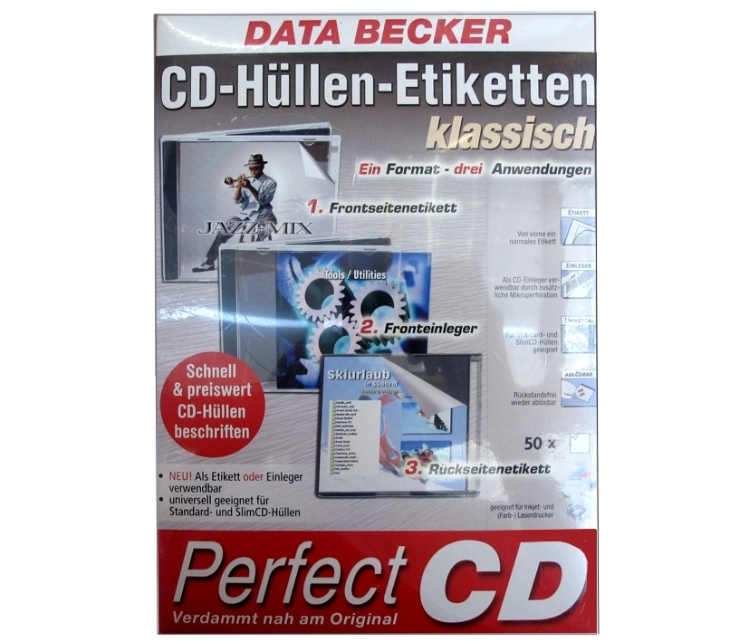 71-589-08850_databecker_0530 DVD CD Hüllen Etiketten 50-Stück 120x120mm