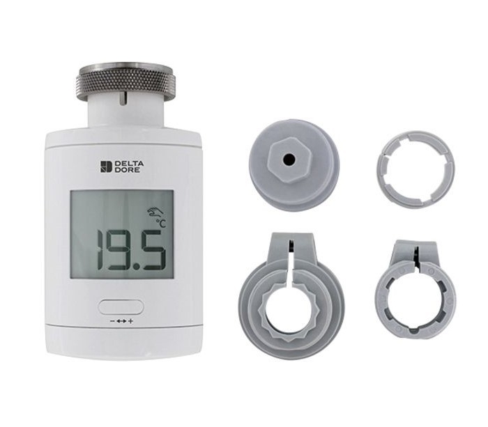 79-800-05421 Funk Heizkörper Thermostat TRV 1.0 zu Tydom DELTA-Dore inkl 4-Adapter