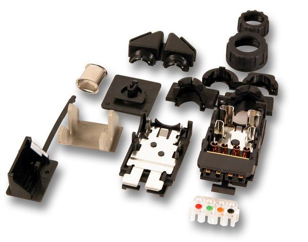 39-873-00700-tokenstecker-bild7 Token-Ring Stecker IVS200 gerade Beige