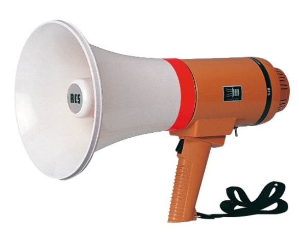 Megafon-Orange-83-797-00080 Megafon HM025S 25W Megaphon mit Sirene Orange bis 1KM