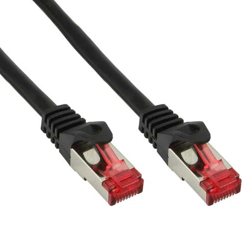 CAT6_LAN_Kabel_Schwarz_2022 0,25m LAN Kabel Cat6 Patchkabel Schwarz PIMF SFTP