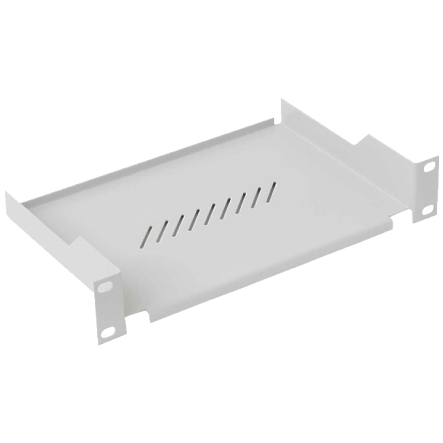 62-630-03315_10zoll_Fachboden_ok 1HE 10zoll Trägereinschub T=150mm Fachboden Grau