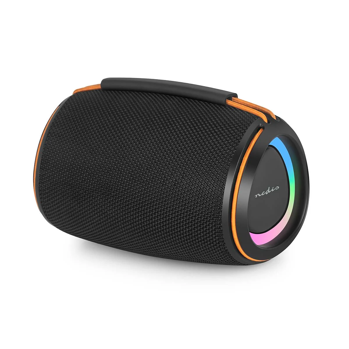 Tragbarer Bluetooth Lautsprecher 40W mit Akku USB + SD-Slot + RGB-LED + IPX4 Spritzwassergeschützt IN2026