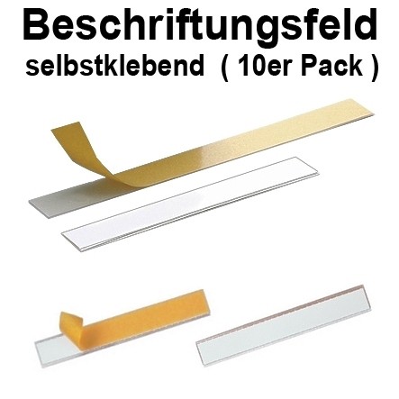 79-304-04010 Schild Beschriftungfeld 200x10mm selbstklebend (10-er Pack)