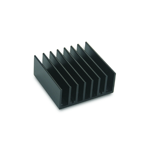 Kuehlkoerper-8-890-00300 Aufsetz Kühlkörper 61x57x26mm ALU für DCDC Wandler