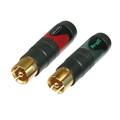 39-854-00420_cinch_profistecker_NF2CB2 Cinchstecker vergoldet Profiversion NF2C-B2 1xPaar