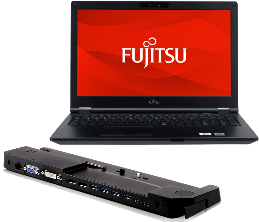 Notebook 15,6" Intel i5-G8265 mit 16GB 512GB SSD Webcam WiFi Bluetooth Win-11Pro inkl Dockingstation Refurbed